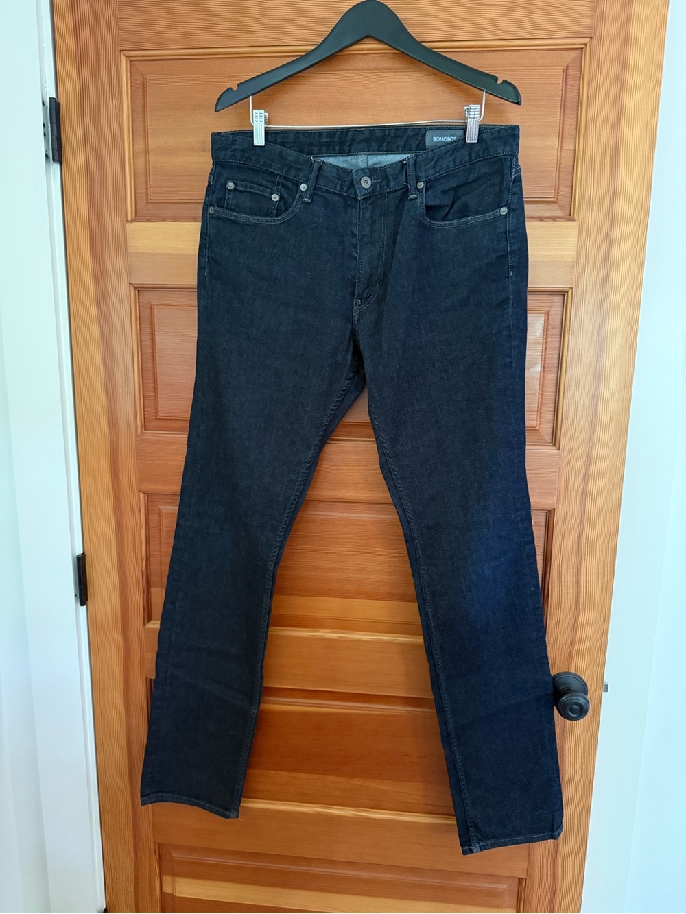 Bonobos Slim Jeans in Dark Indigo Blue - 35x36